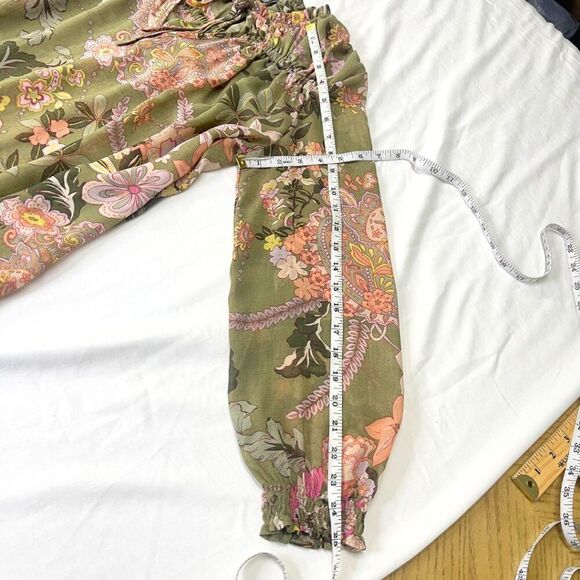 SOHO JEANS NY&CO | Women's Floral Blouse| Floral Sheer Top Size Medium - Picture 13 of 14